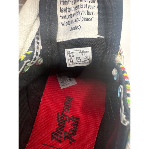 Vans Anderson .Paak Multicolor Stripe Lace-Up Sneakers Mens 5.5 / Womens 7 - Picture 5 of 8